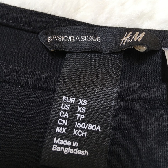 2/$15 H&M Basic LBD Black Dress 3/4 Sleeve - Picture 3 of 3